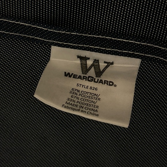 Wearguard Unisex Blue Denim 2 Pocket Tie Back Waist Apron Server - Picture 2 of 2